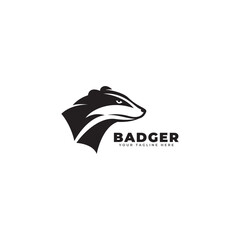 badger logo icon vector template
