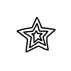 hand drawn vector star
