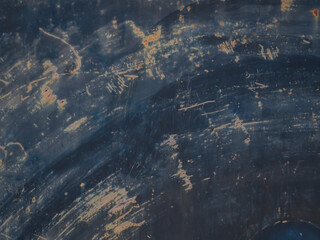 Old rusty iron bell surface for vintage background.