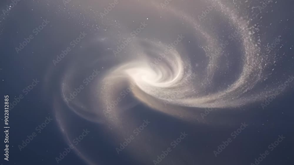 Poster a tranquil and serene scene as cosmic dust particles gently float and swirl creating a sense of peac