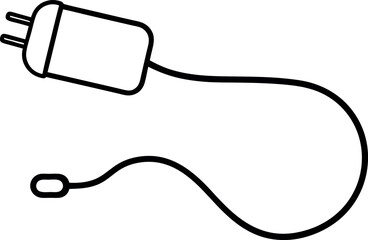 illustration of a black and white clip