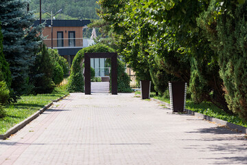entrance to the garden