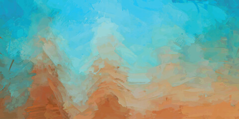 vector abstract shades of turquoise with harmonious blend of blue and tan blended shadow brush stroke in serene atmosphere stunning piece 2