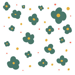 seamless pattern with flowers