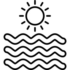 Heat Wave Icon
