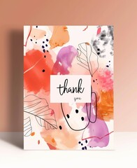 Christmas card design with modern tree illustration, glitter, and cheerful typography.