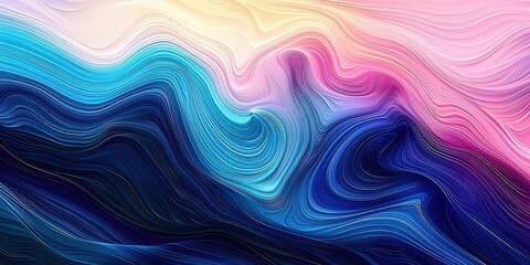 Obraz premium Abstract Swirling Colors