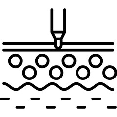 Skin Laser Treatment Icon
