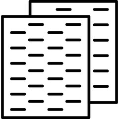 Obraz premium Steel Sheet Icon