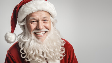 crazy laughing Santa Claus