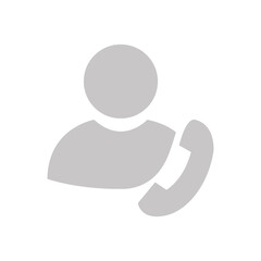 Flat illustration in grayscale. Avatar, user profile, person icon, gender neutral silhouette, profile picture. Suitable for social media profiles, icons, screensavers and as a template...