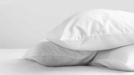 The Stack of White Pillows