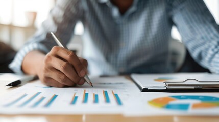 Strategic Financial Planning Session Between Business Consultant and Bank Manager for Professional Collaboration in Business Banking