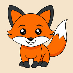 cute smile fox