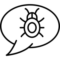 Obraz premium Bug Fix Notification Icon
