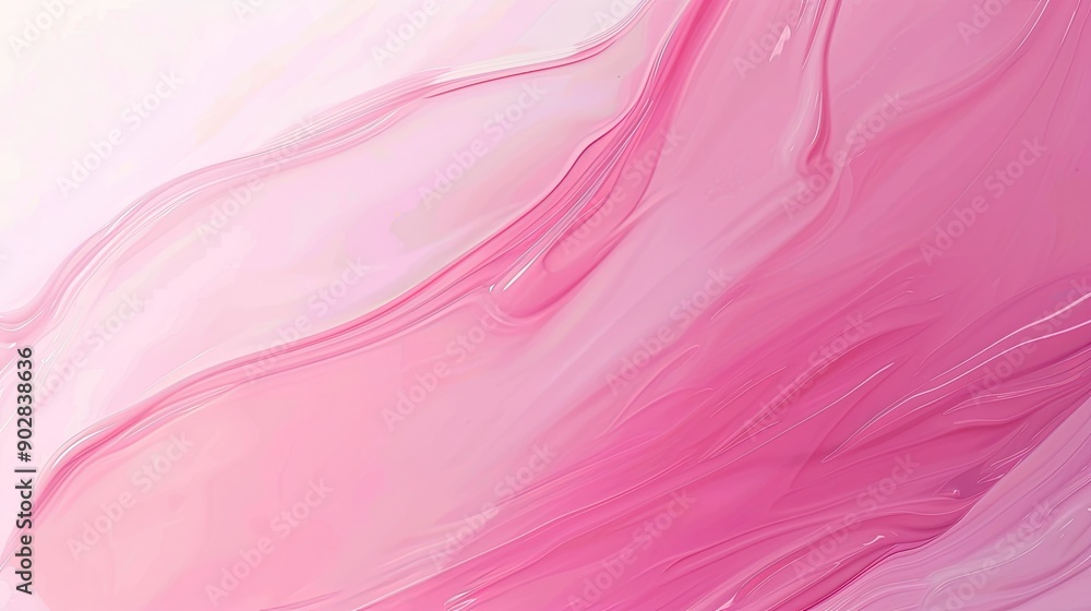 Poster a cute pink background with a soft, ombre effect, transitioning from a deep to a light pink, creatin