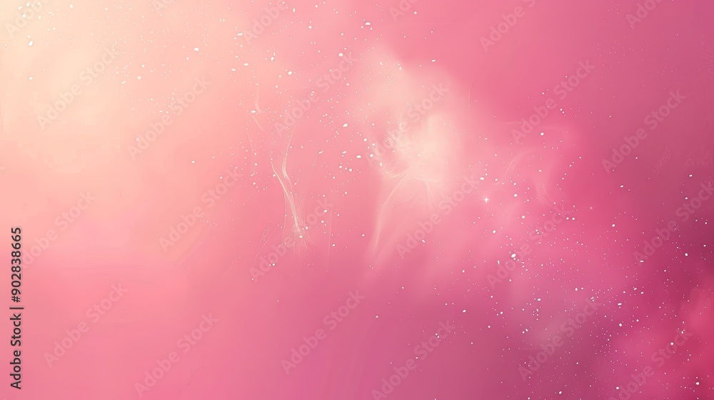 Poster a cute pink background with a soft, ombre effect, transitioning from a deep to a light pink, creatin