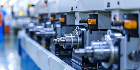 Industrial Excellence: CNC Machine Wallpaper