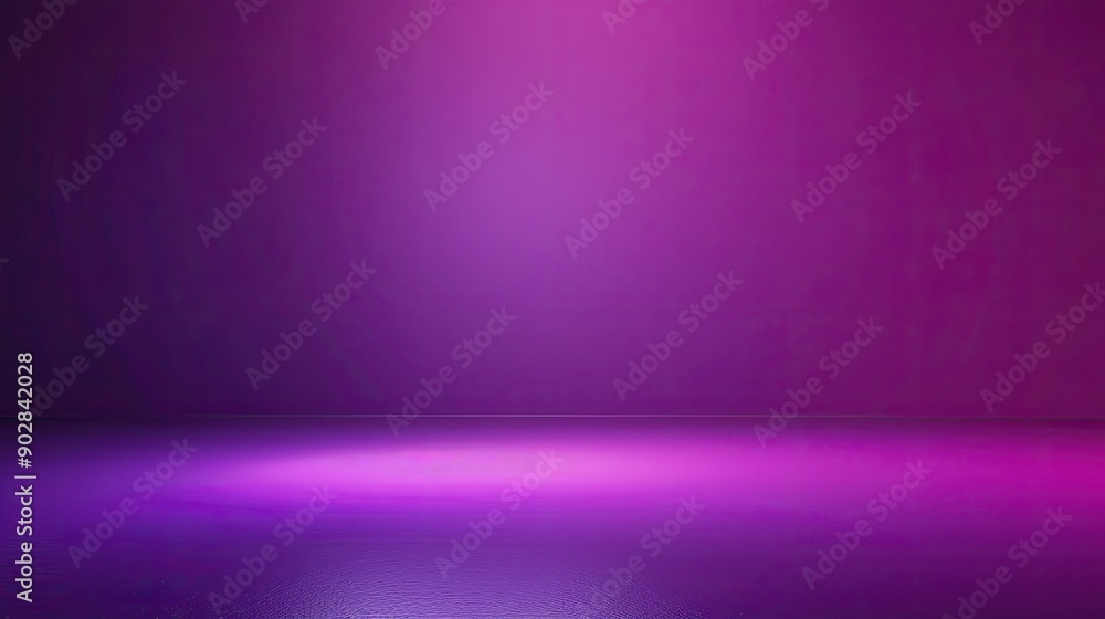 Poster a purple background with a gradient effect transitioning from deep violet to bright magenta, adding 