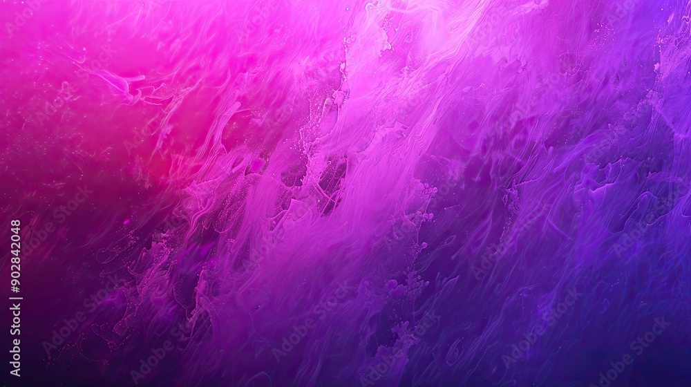 Poster a purple background with a gradient effect transitioning from deep violet to bright magenta, adding 