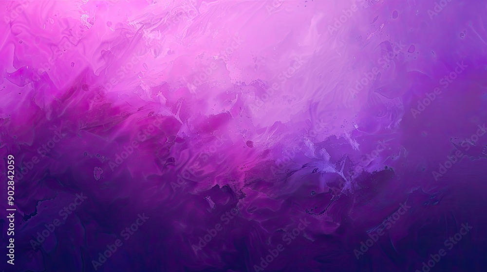Poster a purple background with a gradient effect transitioning from deep violet to bright magenta, adding 