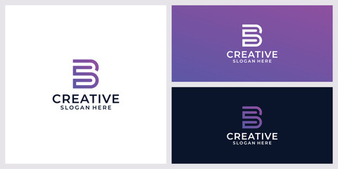 lcreative letter s b logo
