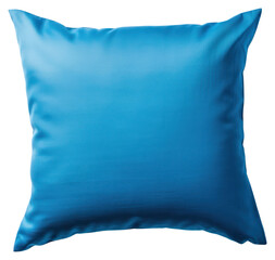 PNG Vibrant blue satin pillow