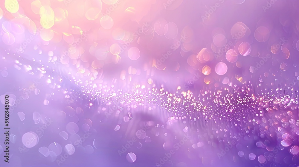 Poster a soft purple background with a gentle gradient and tiny sparkles, creating a dreamy and magical atm