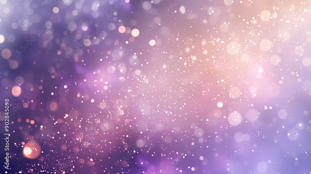 Poster a soft purple background with a gentle gradient and tiny sparkles, creating a dreamy and magical atm