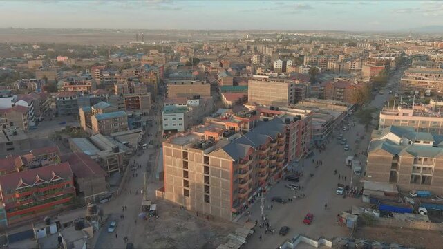 Aerial View of Arusha Nairobi, Kenya