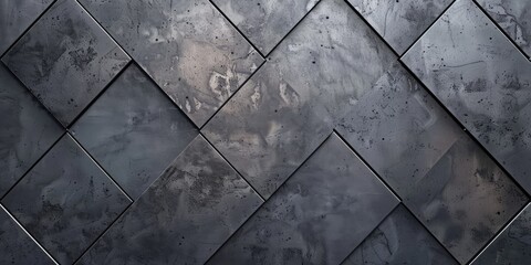 Gray construction background, 3d concrete texture made of stone cubes, minimal gray background. Ai generation.