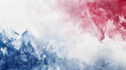 Fototapeta premium Watercolor background with blank copy space for text. Painted colorful abstract texture