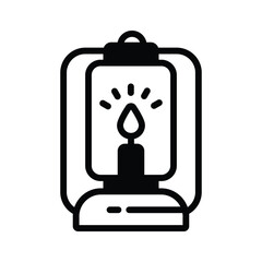 Illuminate your designs with our Oil Lamp Vector Icon! Perfect for adding vintage charm.