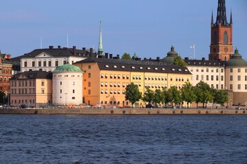 Stockholm city Riddarholmen island