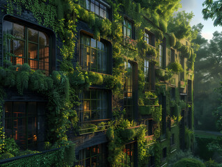 Fototapeta premium Green building