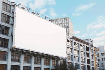 Obraz premium Building Billboard Mockup for showcasing your design to clients