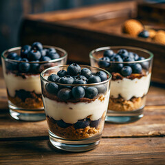 Blueberry Cheesecake Parfaits