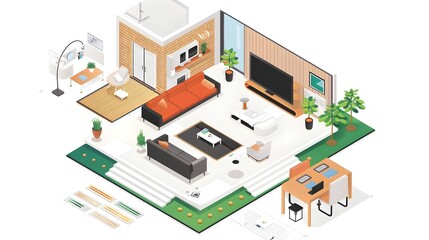 Obraz premium Integrated Smart Home Solutions for Elderly Wellness and Longevity