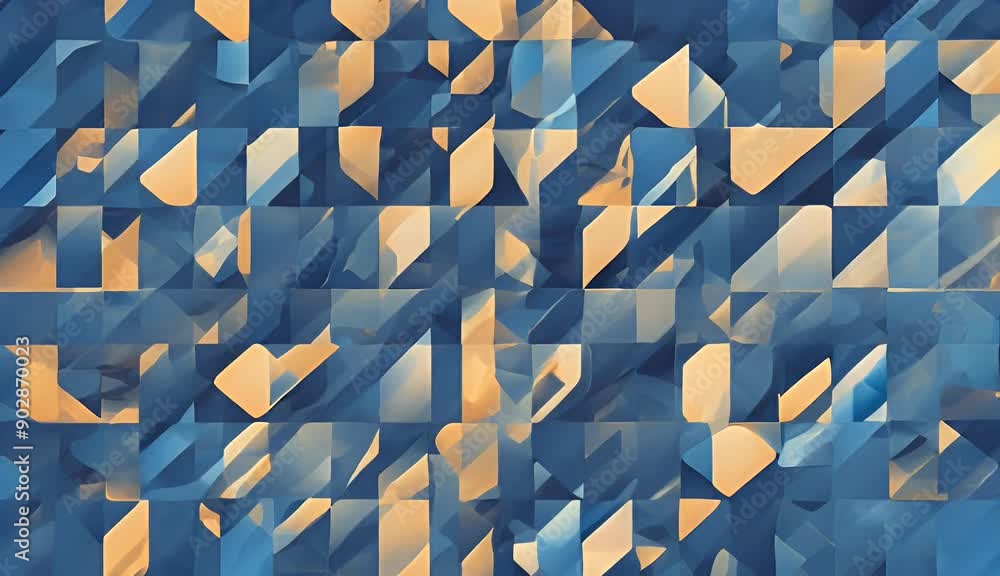 Poster graphic geometric blue hi-tech abstract design vector background shapes