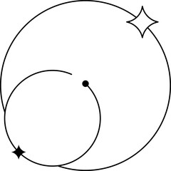 Minimalist Monoline Shape