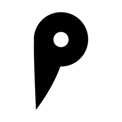 Pin Location icon template