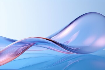 Obraz premium Abstract Glass Waves