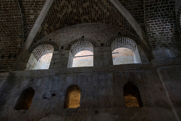 Architectural elements of the 8th century basilica in the Church of St. Nicholas the Wonderworker...