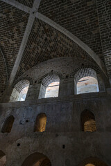Architectural elements of the 8th century basilica in the Church of St. Nicholas the Wonderworker...