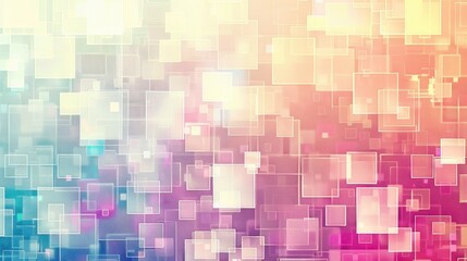 A colorful background with pink, blue and purple squares. The squares are arranged in a way that creates a sense of depth and texture. Scene is vibrant and energetic