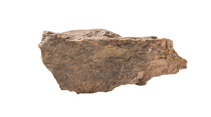 Rock Podium,Stone isolated stand Display products on white background, Cliff rock clipping paths