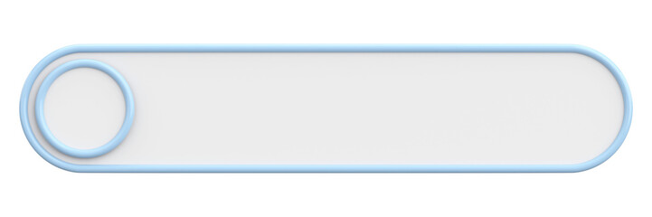 Obraz premium Profile tab. Social media profile. 3D illustration.