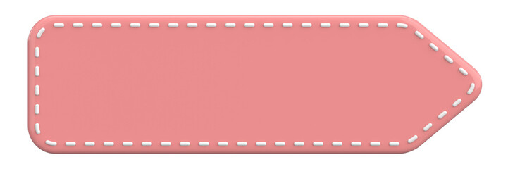 Price tag. Price label. 3D illustration.