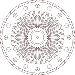 Sketch illustration silhouette vector image design ornament frame classic vintage ethnic traditional european model