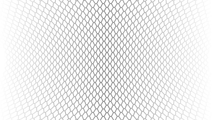 Curved net pattern. Seamless design for sportswear or equipment like soccer goals, volleyball nets, basketball hoops, hockey nets, and athletic gear.